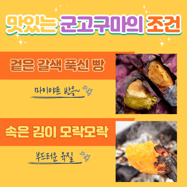 맛있는 군고구마의 조건